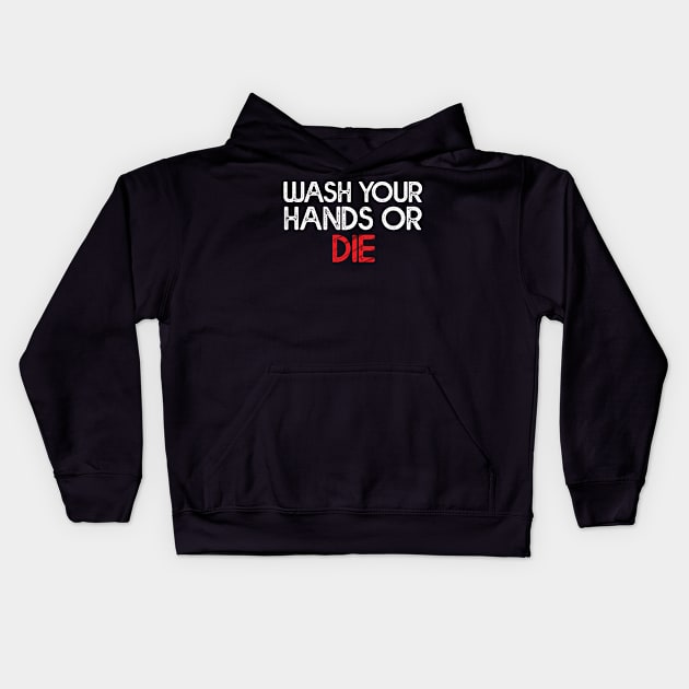 Wash Your Hands Kids Hoodie by CrissWild